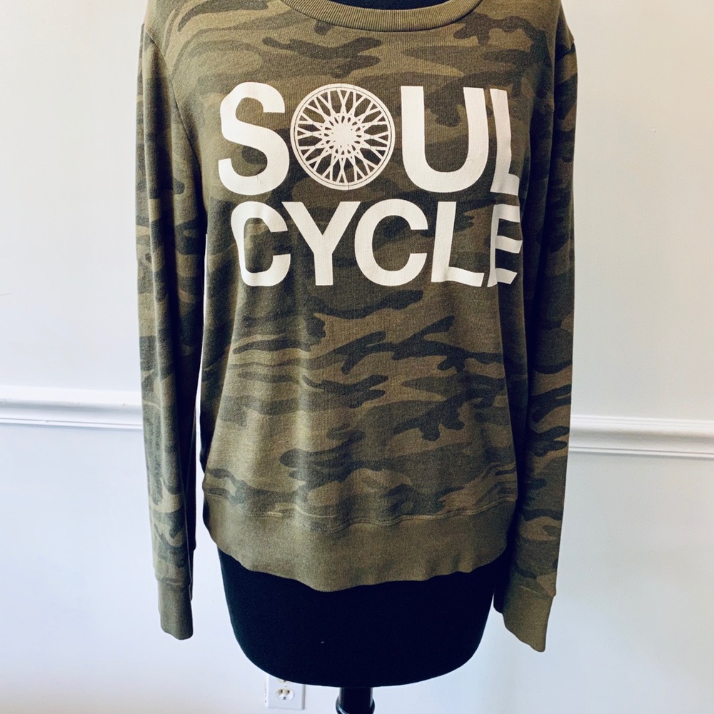 SUNDRY SOUL-CYCLE CAMOUFLAGE SWEATSHIRT - Picture 3 of 5